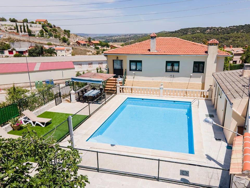 Casa Rural Las Eras Valdelaguna Bagian luar foto